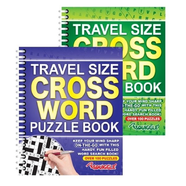 Travel Size Crossword 1 & 2, Spiral Bound Travel Size Crossword 1 & 2, Spiral Bound
